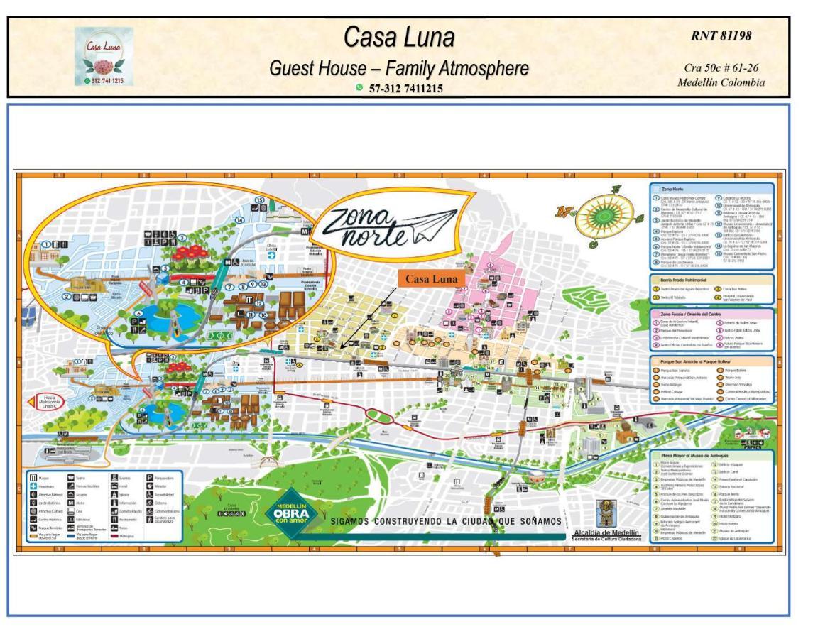 Casa Luna -Estrategica Ubicacion- ميديلين المظهر الخارجي الصورة