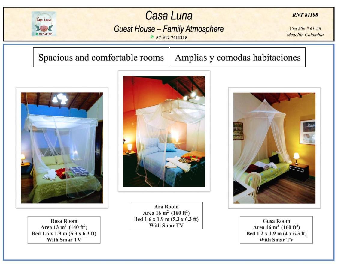 Casa Luna -Estrategica Ubicacion- ميديلين المظهر الخارجي الصورة